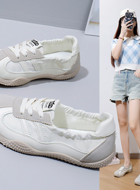 2026春季新款韩版ins透气小白鞋低帮休闲板鞋厚底平跟鞋k1511爆款