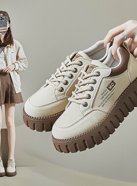 2025春季小白鞋新款韩版ins女学生厚底运动板鞋休闲鞋xx-229爆款