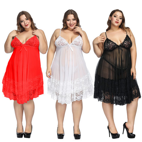 women lingerie skirt pajama sexy nightdress plus size wear