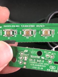 原装海尔LE32B50遥控接收板TV3201Y-ZC25-01(A) 和按键板实拍上新
