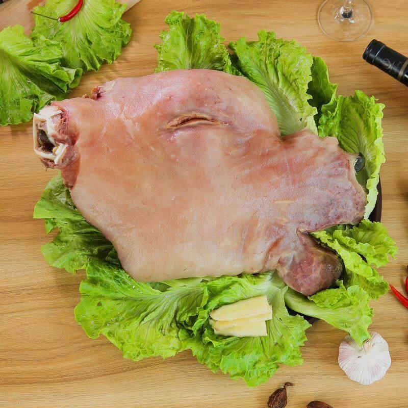 【顺丰】4斤黄牛牛头肉8分熟牛头肉精修牛脸肉带皮真空包装牛肉