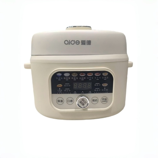 爱德多功能智能电压力锅高压蒸炖煲煮开盖煮电煮锅珐琅胆电火锅4L