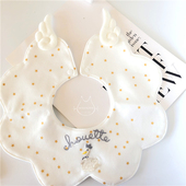 ins宝宝纯棉口水巾潮婴儿围嘴秋冬加厚围兜男女儿童时尚 假领子