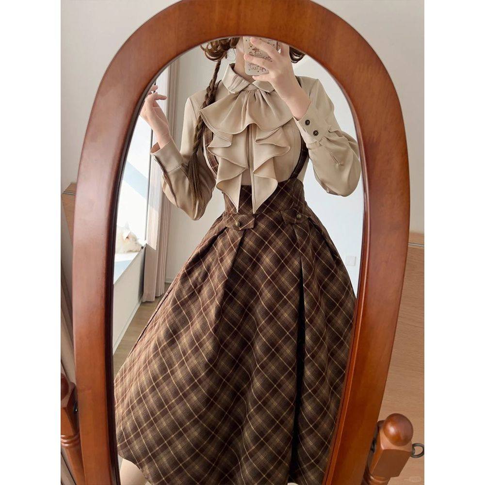 冬临春夏 冬季日系lolita设计衬衫外套重工公主连衣裙复古套装,女装/女士精品,时尚套装,淘宝优惠券,粉丝福利购,淘宝优惠卷