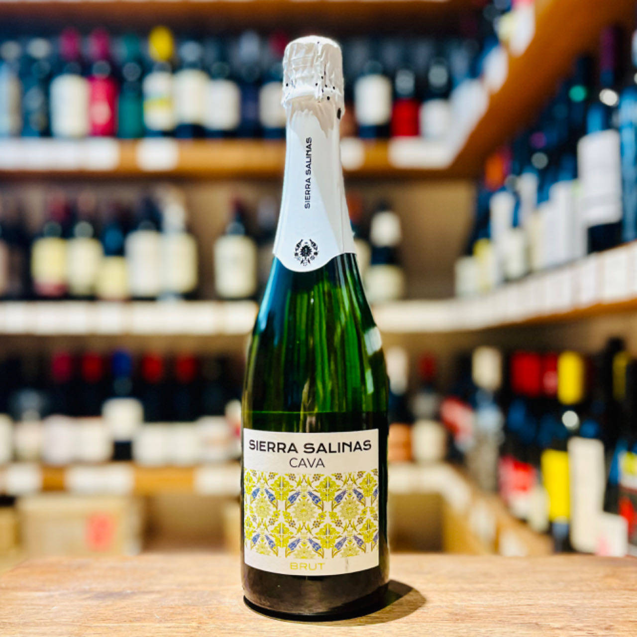传统法Cava西班牙Sierra Salinas萨娜山脉卡瓦干型起泡葡萄酒NV