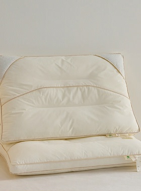 新款A类全棉荞麦紫色暗恋香薰枕头枕芯分区护颈助眠草木呵护透气