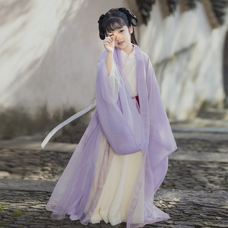 魏晋风大袖衫汉服2023春夏