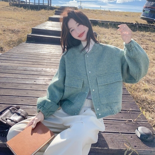 冬季 6109 新款 双面呢大衣2B237 P230K318 羊毛外套短款 现货主推