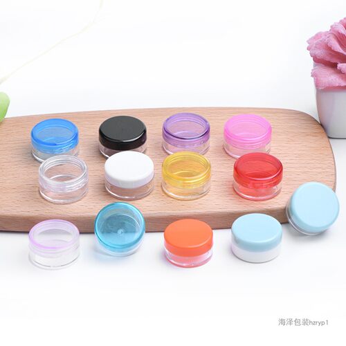 3g克彩色小圆盒试用装小样分装瓶旅行化妆品护肤品赠品瓶海泽包装 - 封面