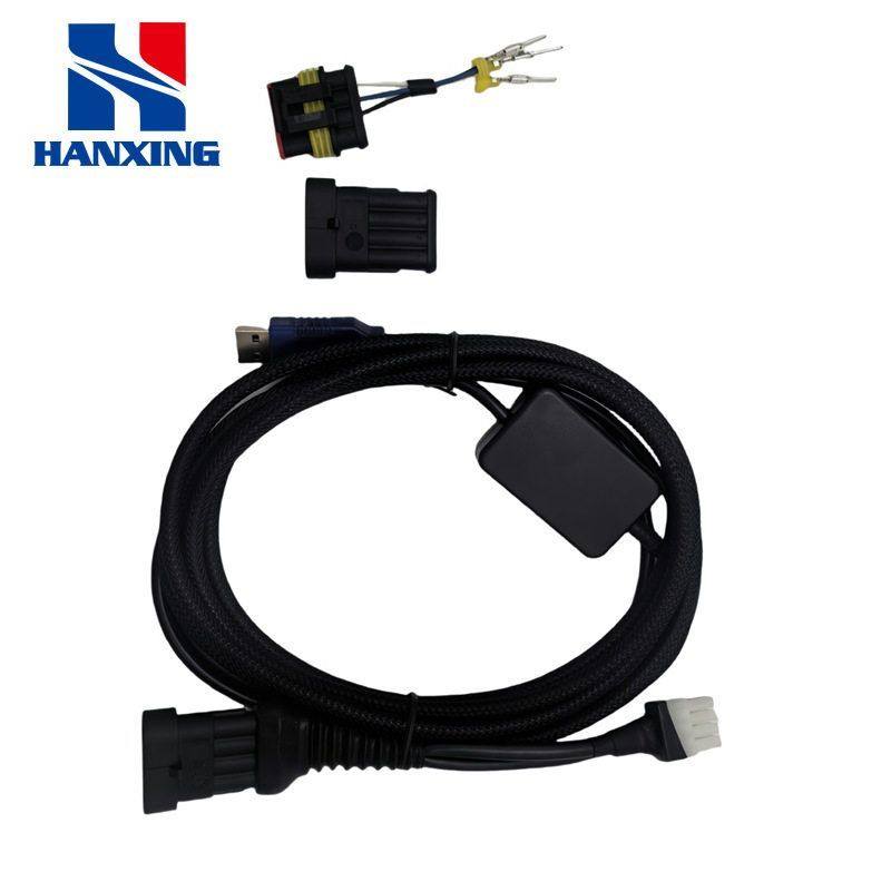 LPG/CNG汽车油改气多功能数据线自带多种调试接头燃气汽车配件