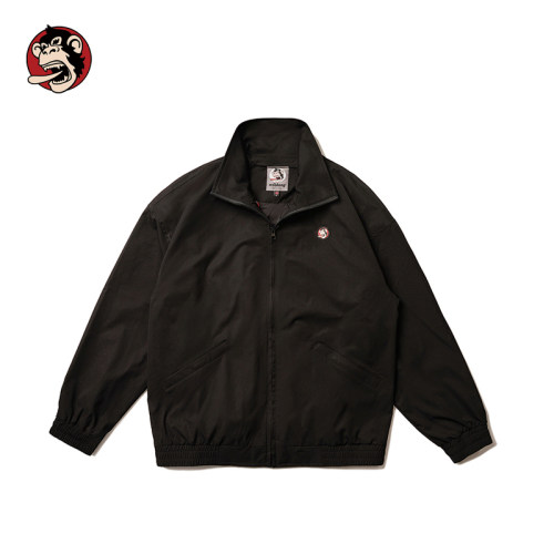 WOOKONG悟空新品极简黑色薄款棒球服春秋季防泼水休闲夹克外套