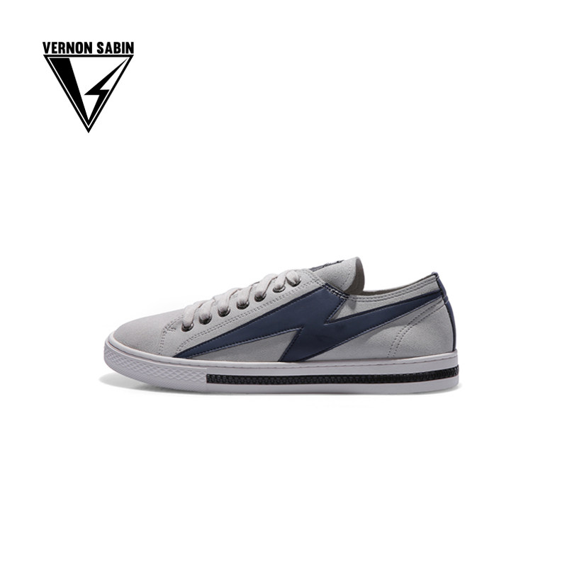 vernonsabin维斯原创青春潮流耐磨超纤低帮板鞋透气舒适布鞋情侣