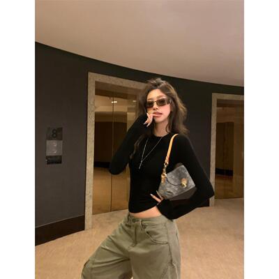 iTookg丨纯欲风黑色正肩