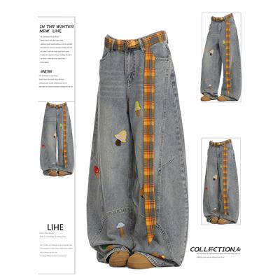 特大码美式卡通毛巾绣弯