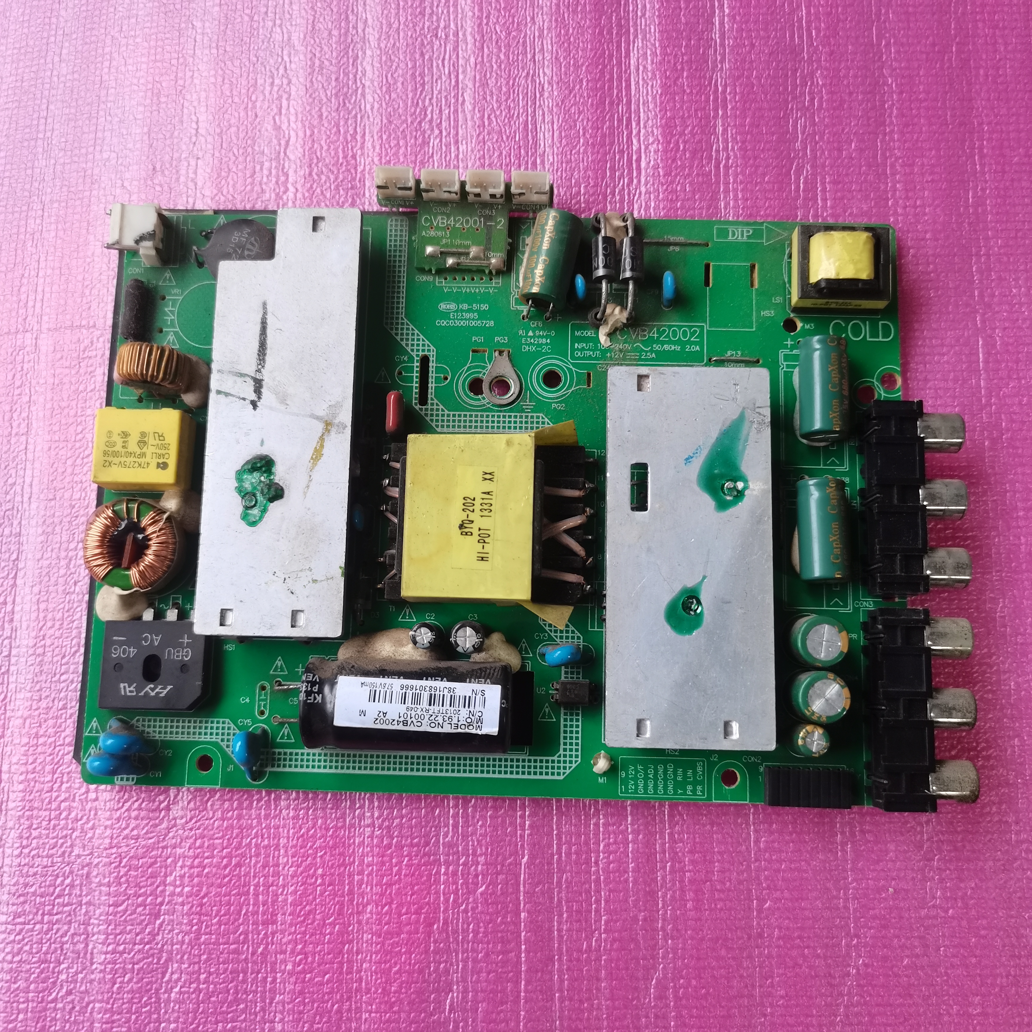 中韩LTE40806电源板CVB42002