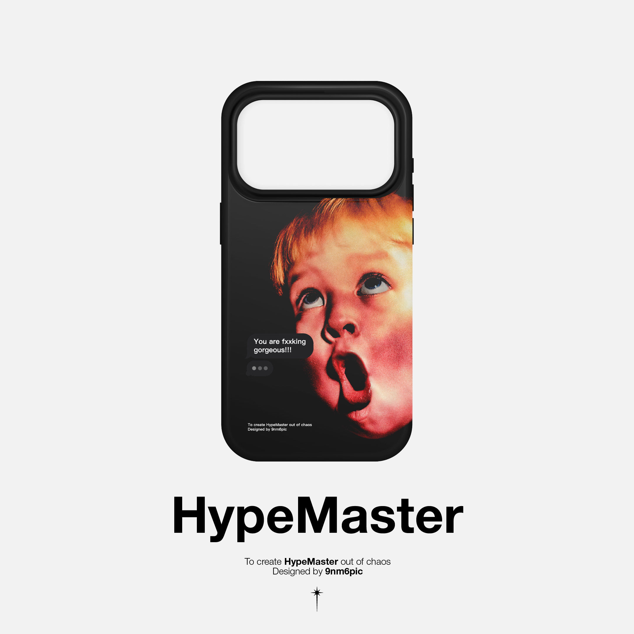 hypemaster原创设计小众ins磨砂创意恶搞人物可爱适用苹果18promax17promax手机壳16iPhone