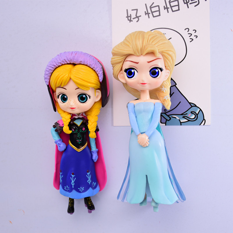 冰雪奇缘爱莎艾莎安娜公主冰箱贴卡通立体大尺寸3d迪士尼创意磁贴
