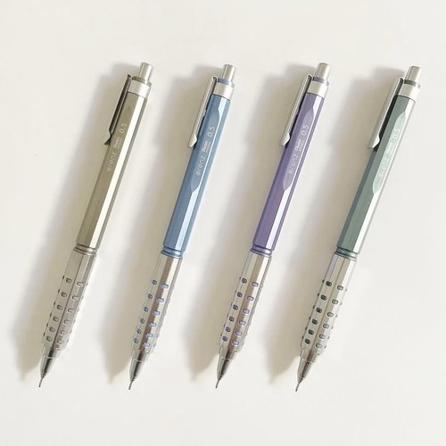 新品日本Pentel派通Orenz at自动出芯金属笔握绘图防断芯铅笔0.5