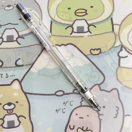 现货日本进口ZEBRA斑马牌MAZ84透明杆自动铅笔0.5防断芯人气限定