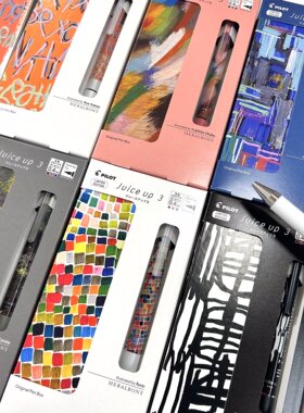 日本PILOT百乐HERALBONY联名限定Juice up多功能3色模块中性笔0.4