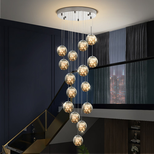 满天星吊灯loft高透光LED