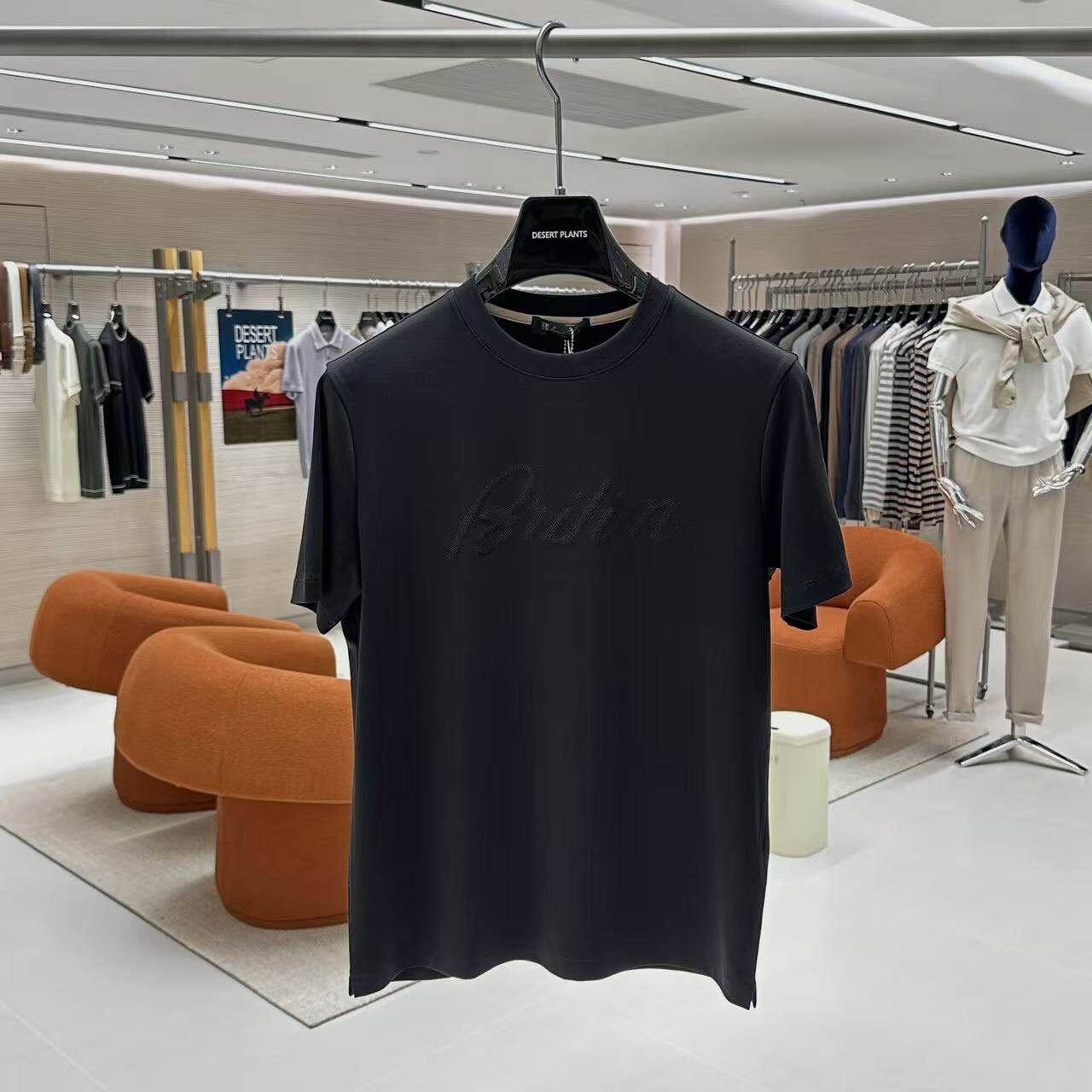 2026春季新款潮牌男装男士圆领套头短袖t恤日常百搭休闲半袖1019