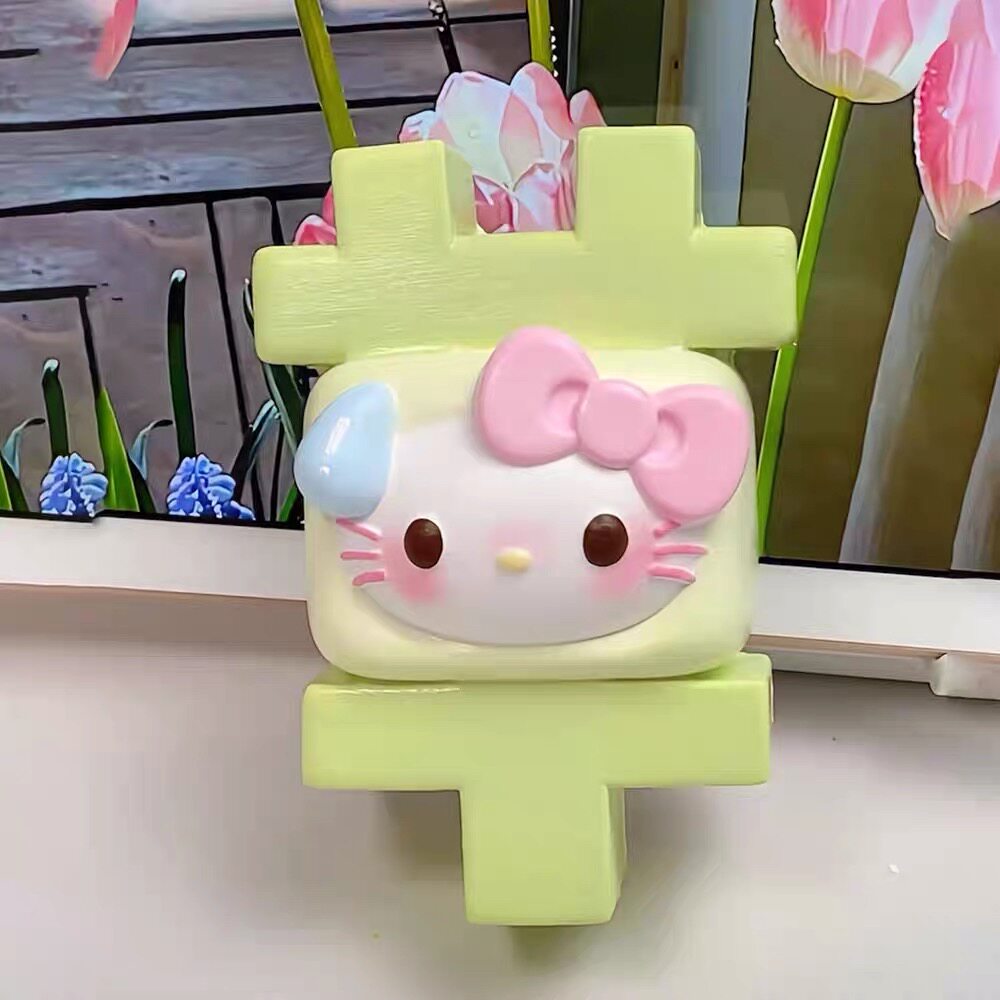 草字kitty香薰石膏娃娃涂色