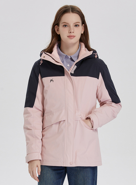 Polovillae/保罗威特2025秋冬款时尚简约连帽短款户外保暖羽绒女