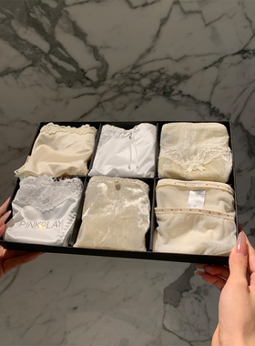 斩欲香氛•轻奢高级浪漫蕾丝2026新款舒适镂空少女内裤套组