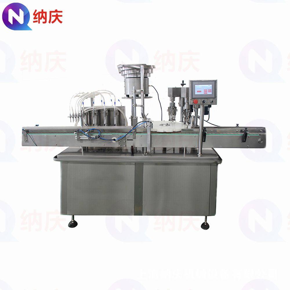 全自动液体润滑剂果汁饮料白醋灌装机精油口服液生产联动线,五金/工具,贴标机,淘宝优惠券,粉丝福利购,淘宝优惠卷