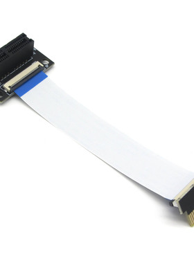 pci-e x1 延长线3.0主板 1X小插槽90度 网吧PXE无盘网卡声卡网咖