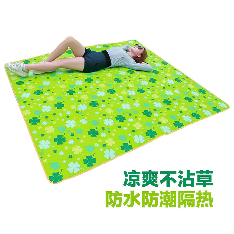 野餐垫加厚户外折叠便携防潮防水帐篷垫爬行地垫瑜伽垫野炊野营布