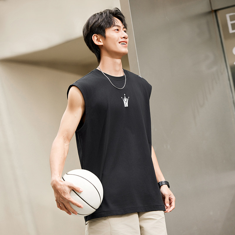 361约基奇联名运动背心2026夏季新款男子宽松透气无袖上衣篮球服