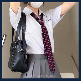 章鱼の居酒屋JK领带DK手打条纹领结优等生学院风日系韩版学生领花