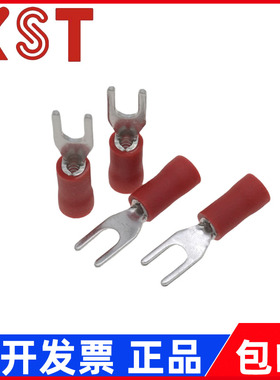 台湾KST SV1-3.2 SVS1-3.7/4/5/6 SVL1 SVM1叉形绝缘端子接头铜鼻