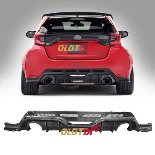 适用丰田GR雅力士YARIS GEN1用VARIS款碳纤维后唇 后下巴