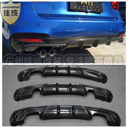 宝马新3系GT F34 M-TECH包围用peformance款碳纤维后唇 后下巴