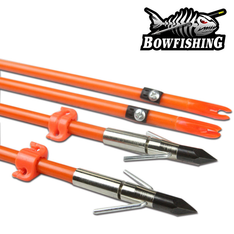 BOWFISHING实心射鱼 渔猎箭 弓箭配件 复合弓反曲弓通用 美猎包邮