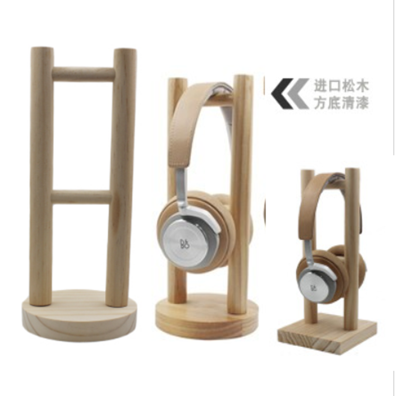 实木头戴式耳机挂架 网吧游戏木质耳机架 展示耳麦支架双架耳机座,影音电器,咪罩,淘宝优惠券,粉丝福利购,淘宝优惠卷