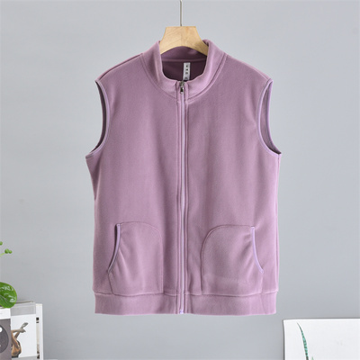 拉链外穿居家常规款圆领纯色