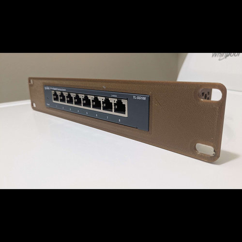 TP-Link SG108 SF1006P SG608E 8口交换机10英寸机架安装支架定制