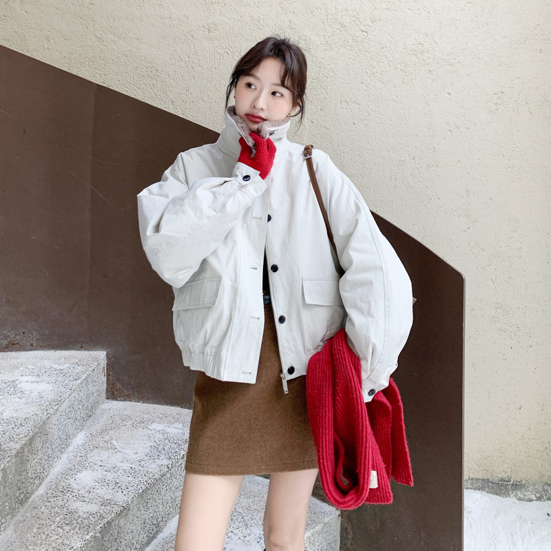 【新品现货】羊羔毛领派克90新标羽绒服B001-M212-P355控498,商品下架区,依依服饰