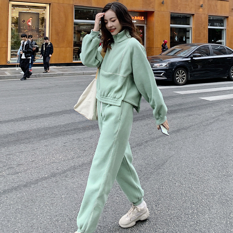 2022新款早春女装薄荷绿套装盐系两件套T51-P155控218,女装套装/套裙,依依服饰