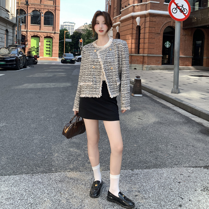 【现货】轻奢流苏小香风外套B001-8321-P145-控218,女装毛呢外套,依依服饰