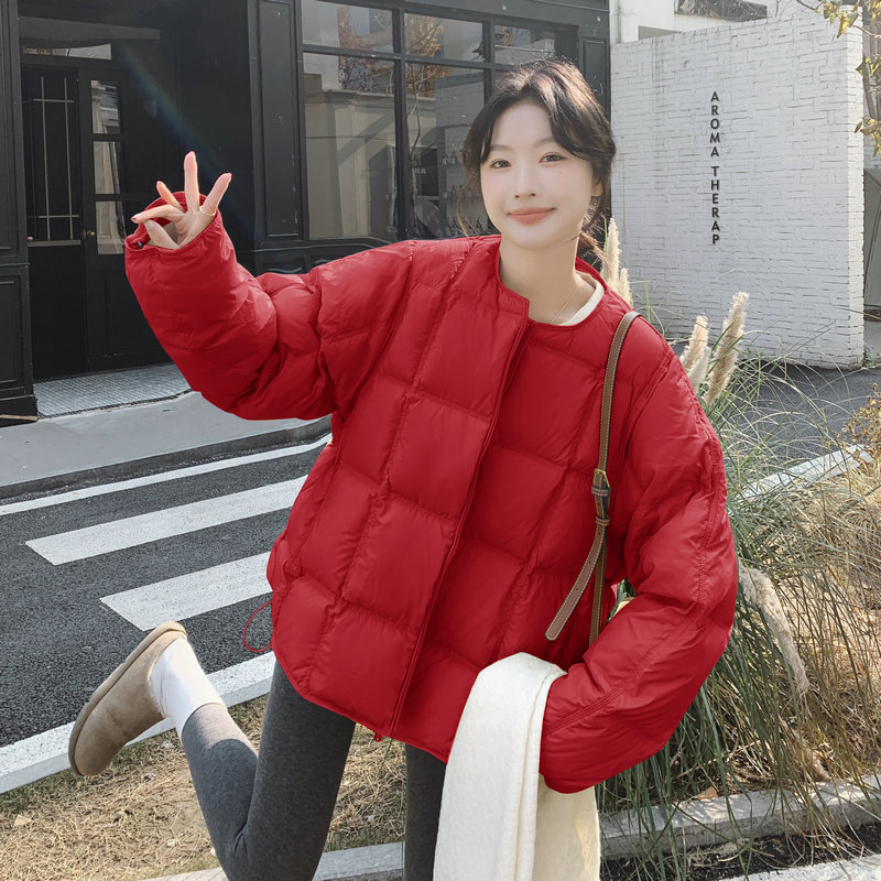 新品现货！新加色泡芙糖果色90白鸭绒羽绒服M163-P295控438,女装羽绒服,依依服饰