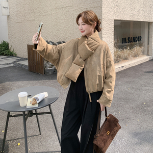 【现货】韩系围脖羽绒服外套 M181P245控358图片