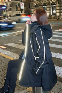 大货！自创荧光感（内里新品兔毛）中长款派克服M18-P185控268图片