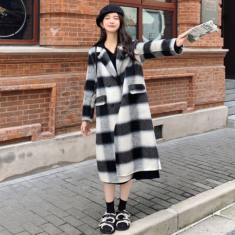 现货！双面正70羊绒大衣6801-P255控378，女装毛呢外套，依依服饰