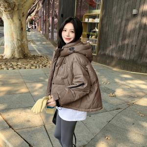 【大货】冬季百搭时尚连帽加厚羽绒服 M131-P215控328图片