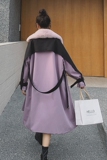 大货已出！2022秋冬拼色兔毛内胆派克服M25-P170控258，女装棉衣/棉服，依依服饰